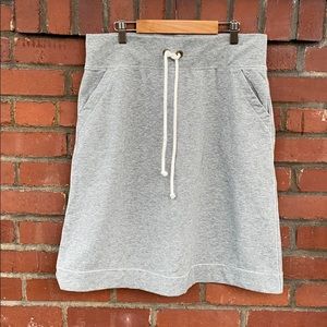 J.crew gray cotton skirt size medium